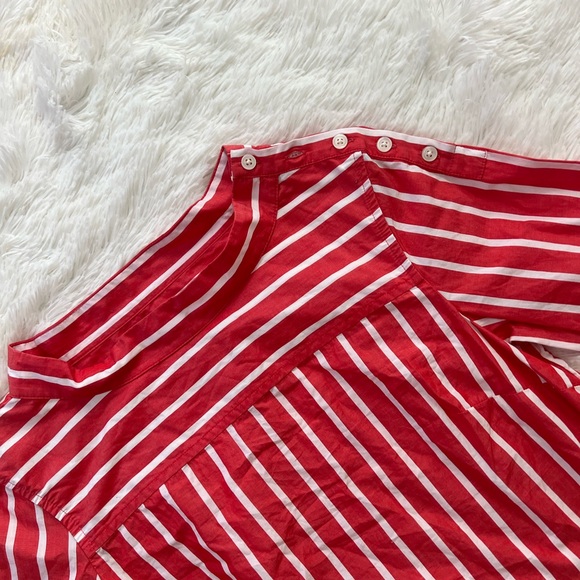 J Crew Women’s Striped Blouse Size 0 - Picture 4 of 8